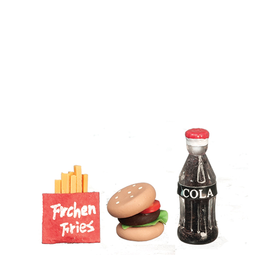 Hamburger with Fries, Cola